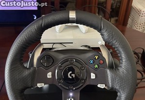 Volante logitech g920 + alavanca de mudanças