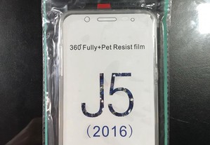Capa de protecção completa 360º (capa frente e verso) para Samsung J5 (2016)