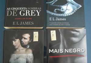 As Cinquenta Sombras de Grey - 4 livros