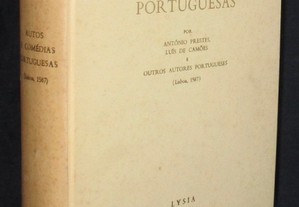 Livro Autos e Comédias Portuguesas tiragem numerada Lysia 1973