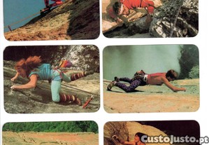 Cole��o completa de 12 calend�rios sobre Escalada 1989