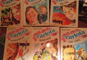 6 livros da colecção - Carlota de Gretha Stevns