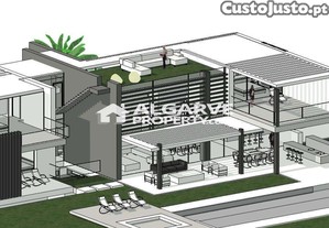 Fantástica moradia T6 em construção perto de uma zona comercial e do golfe em Vila Sol, Algarve