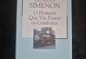 Livro "O homem que via passar os comboios" de Georges Simenon - Novo