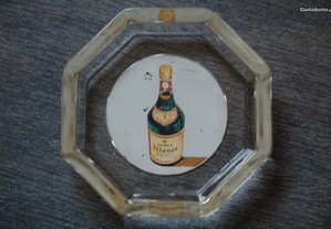 Cinzeiro octogonal vintage do Brandy Aliança