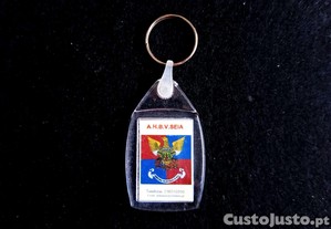 Porta-chaves em acrílico da Associação Humanitária Bombeiros Voluntários de Seia