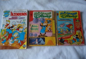 Livros Almanaque Disney 1982/86/87