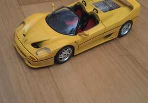 Carro raro miniatura Ferrari F 50 1995 Burago 1/18