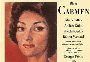 Ópera "CARMEN, de Bizet - 3 LP (vinil)