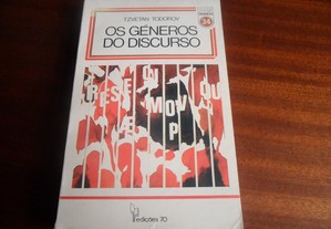 "Os Géneros do Discurso" de Tzvetan Todorov - 1ª Edição de 1981