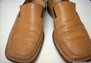 Sapatos pele Bristol castanho tamanho 39/40