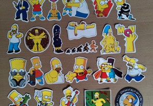 100 Stickers Autocolantes The Simpsons