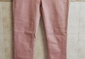 Calças ganga, rosa L/XL, novas