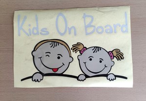 Autocolante Sticker Carro Kids on Board