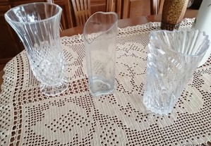 jarras de vidro cristal
