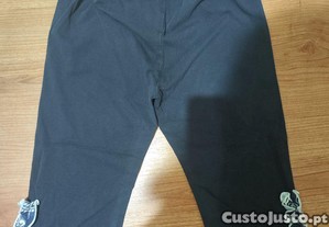 Leggings azuis de menina da Ativo
