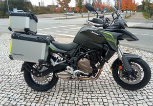 QJMotor SRT 700 - nova zero kms - 6 anos de garantia - oferta kit malas