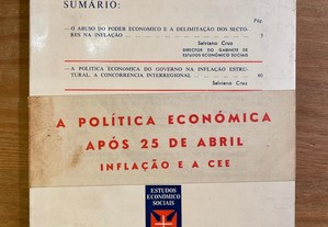 A Revista de Pesquisas Económico Sociais - Salviano Cruz - A Política Económica Após 25 Abril