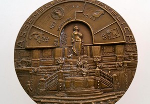 Medalha bronze comemorativa das segundas eleições de Portugal - 25 Abril 1976