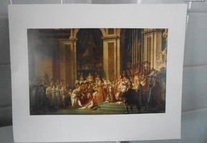 Cópia da pintura da Coroação de Napoleão 1807