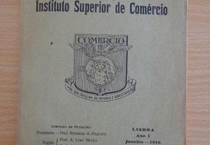 Antigo livro Revista do Instituto Superior de Comé