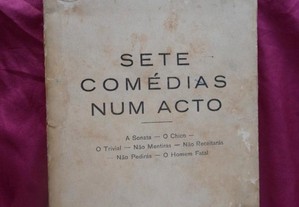 V. Chagas Roquete. Sete Comédias num acto. Livraria Editora Guimarães e Ca.