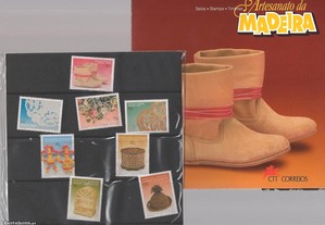Artesanato da Madeira - carteira com selos CTT