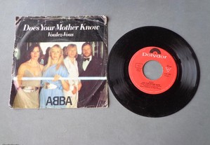 Disco vinil single - ABBA - Does Your Mother Know