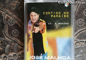 k7 , jose malhoa , contigo no paraiso 1998