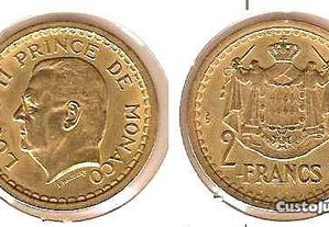 Mónaco - 2 Francs n/d (1945) - bela/soberba