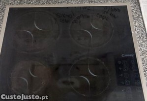 Placa / fog�o de vitrocer�mica / indu��o de 4 zonas da Candy