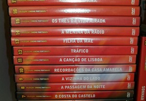 coleção de 21 DVD`s originais de cinema Português