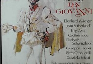 Ópera "Don Giovanni", de Mozart - caixa 3LP (vinil