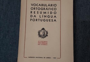 Vocabulário Ortográfico Resumido da Língua Portuguesa-1947
