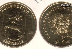 Polónia - 2 Zlotych 2004 - soberba veado