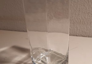 Jarra 20cm Vidro Transparente Paralelepípedo Recto c/ oferta pedrinhas