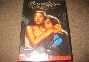 DVD "Romeu e Julieta" com Olivia Hussey/Raro!