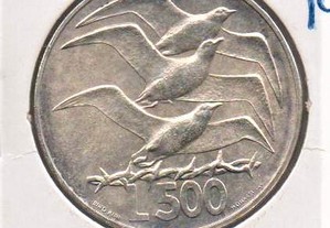 São Marino - 500 Lire 1975 - soberba prata