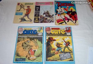 Antigas, revista Zorro, Tarzan e Jornal do Cuto