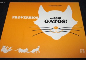 Livro Provérbios com Gatos Catherine Labey