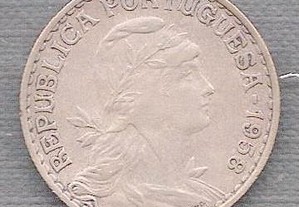 Moeda 1$00 Escudo Alpaca 1958