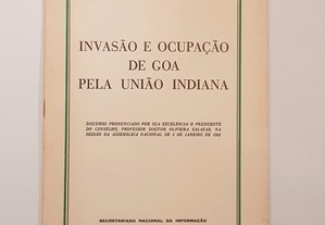 SALAZAR Invasão e Ocupação de Goa pela União Indiana 1962