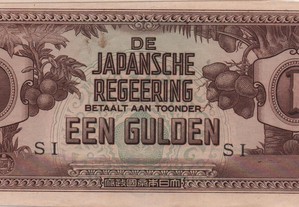 Timor (Ocupação Japonesa) - Nota de 1 Gulden n/d (1942) - nova