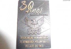 Medalha Bombeiros de Lajes do Pico 30 Anos