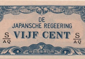 Timor (Ocupação Japonesa) - Nota de 5 Cent n/d (1942) - nova