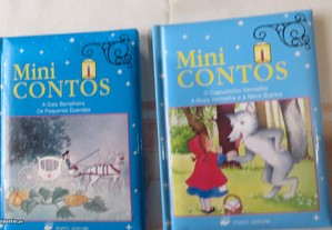 Livros Infantis Mini Contos O Capuchinho Vermelho e a Gata Borralheira - Porto Editora