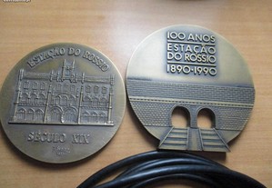Medalhas Estação do Rossio 2 Diferentes Oferta do Envio