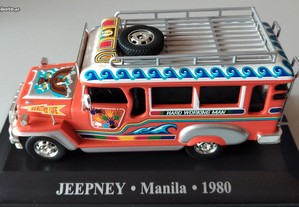 * Miniatura 1:43 Táxi Jeepney (1980) | Cidade Manila | 1ª Série