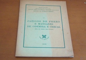 Jazigos de ferro e manganés de Odemira e Cercal :Mina de Serra das Tulhas/José Maria da Costa