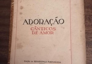 Livro " Adoração - Cânticos de Amor " de Leonardo Coimbra